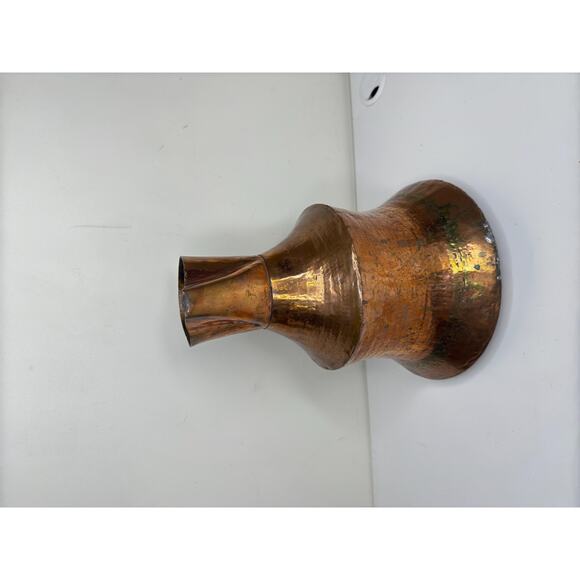 Antique Turkish Hammered Copper Brass Water Container, 19th Century - Picture 8 of 10